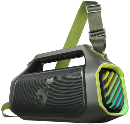 Bærbar Bluetooth-højttaler Anker SoundCore Boom 2 Plus Ny Version, 140W, TWS, RGB, Vandtæt, Grøn A3134062
