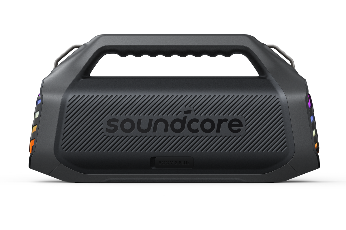 Bærbar Bluetooth-højttaler Anker SoundCore Boom 2 Plus Ny Version, 140W, TWS, RGB, Vandtæt, Sort A3134012