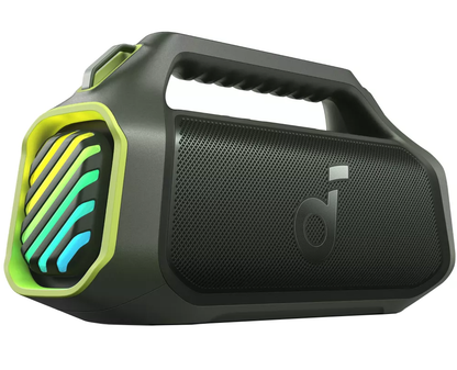 Bærbar Bluetooth-højttaler Anker SoundCore Boom 2 Plus Ny Version, 140W, TWS, RGB, Vandtæt, Grøn A3134062