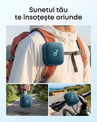 Bærbar Bluetooth-højttaler Anker SoundCore Boom Go 3i, 15W, TWS, RGB, Vandtæt, Blå D5103030