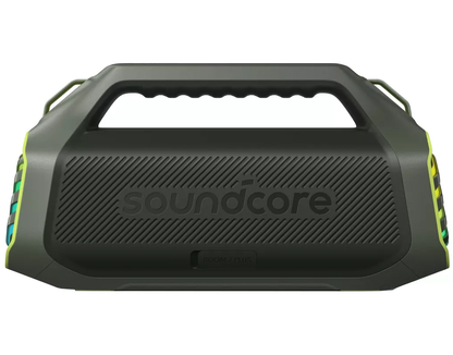 Bærbar Bluetooth-højttaler Anker SoundCore Boom 2 Plus Ny Version, 140W, TWS, RGB, Vandtæt, Grøn A3134062