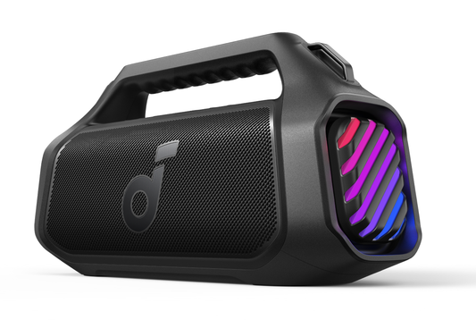 Bærbar Bluetooth-højttaler Anker SoundCore Boom 2 Plus Ny Version, 140W, TWS, RGB, Vandtæt, Sort A3134012
