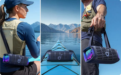 Bærbar Bluetooth-højttaler Anker SoundCore Boom 3i, 50W, RGB, Vandtæt, Blå D5100030