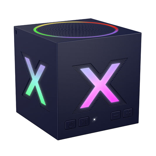 Bærbar Bluetooth Højttaler Borofone BR101 Rubik, 5W, TWS, RGB, Blå
