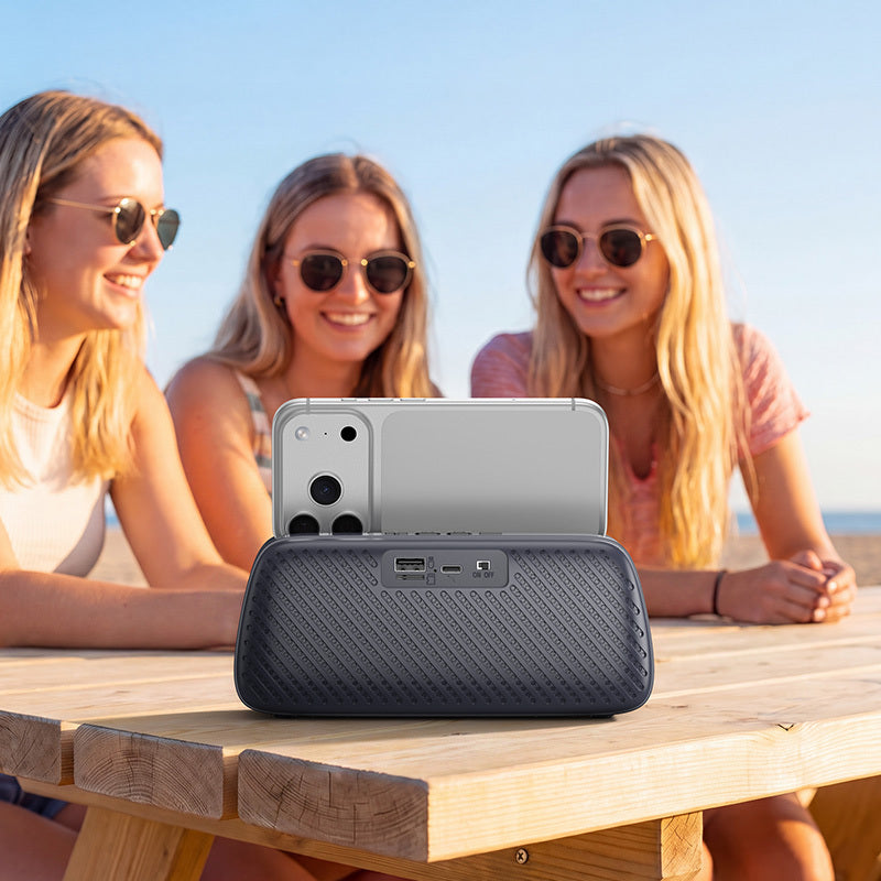 Bærbar Bluetooth-højttaler Borofone BR108 Serenjoy, 5 W, TWS, sort