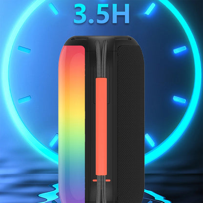 Bærbar Bluetooth-højttaler Dudao Y21, 2 x 5W, TWS, RGB, Sort