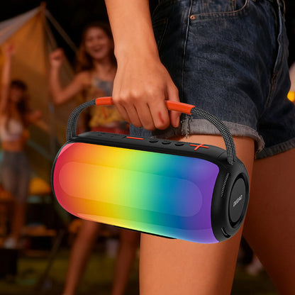 Bærbar Bluetooth-højttaler Dudao Y21, 2 x 5W, TWS, RGB, Sort