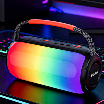Bærbar Bluetooth-højttaler Dudao Y21, 2 x 5W, TWS, RGB, Sort