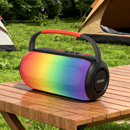 Bærbar Bluetooth-højttaler Dudao Y21, 2 x 5W, TWS, RGB, Sort