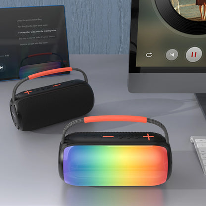 Bærbar Bluetooth-højttaler Dudao Y21, 2 x 5W, TWS, RGB, Sort