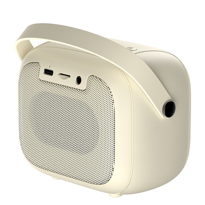 Bærbar Bluetooth Højttaler HAVIT SK818BT Karaoke, 5W, RGB, Vandtæt, Beige