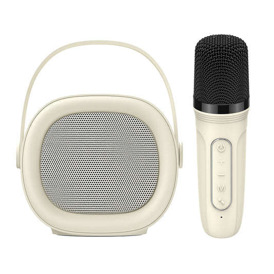 Bærbar Bluetooth Højttaler HAVIT SK819BT Karaoke, 5W, Beige