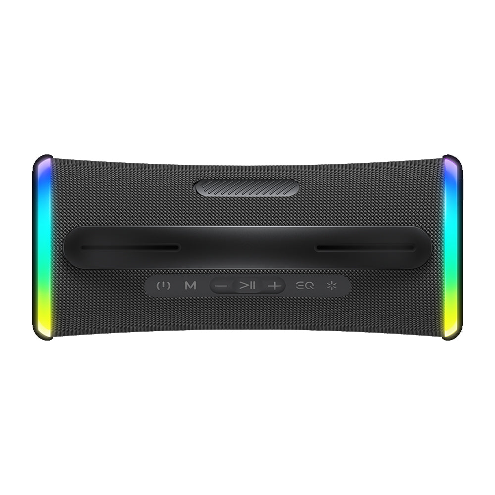 Bærbar Bluetooth-højttaler HAVIT SK834BT, 2 x 5W, RGB, Vandtæt, Sort