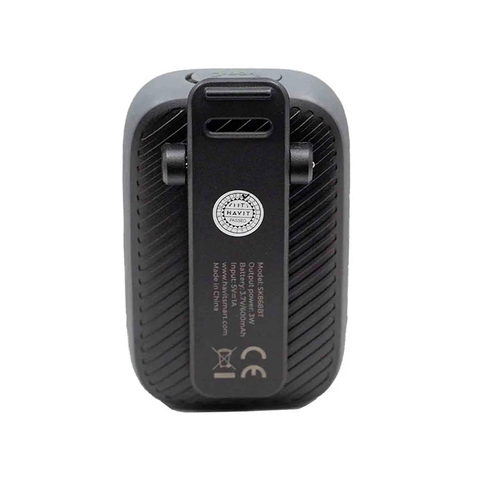 Bærbar Bluetooth-højttaler HAVIT SK868BT, 5W, Vandtæt, Sort