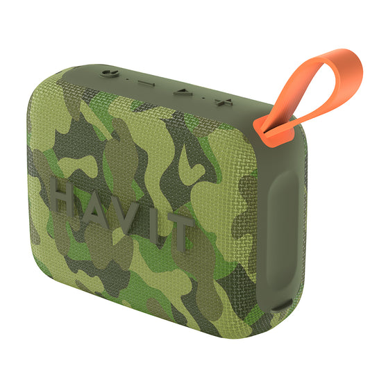 Bærbar Bluetooth-højttaler HAVIT SK874BT, 8W, Vandtæt, Camouflage