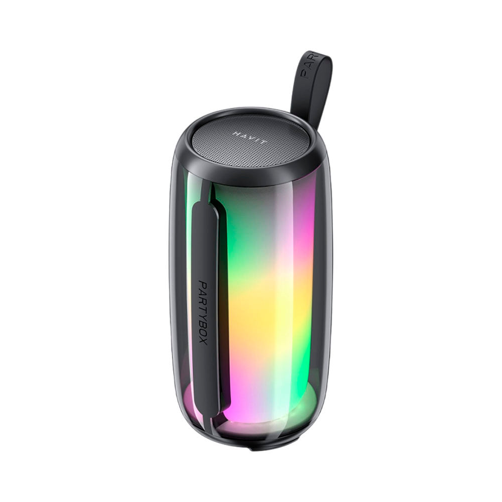 Bærbar Bluetooth-højttaler HAVIT SK879BT, 8W, RGB, Vandtæt, Sort