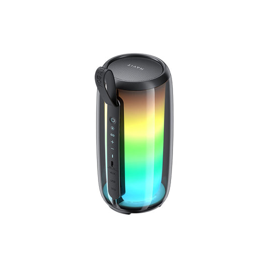Bærbar Bluetooth-højttaler HAVIT SK879BT, 8W, RGB, Vandtæt, Sort