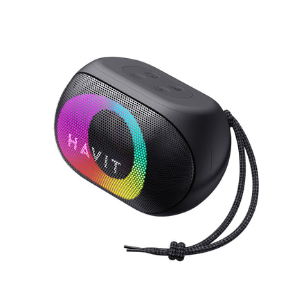 Bærbar Bluetooth-højttaler HAVIT SK885BT, 8W, RGB, Vandtæt, Sort