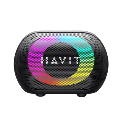Bærbar Bluetooth-højttaler HAVIT SK885BT, 8W, RGB, Vandtæt, Sort