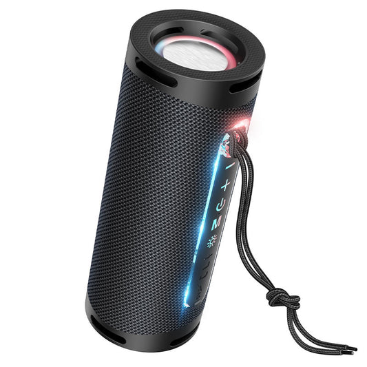 Bærbar Bluetooth-højttaler HOCO HC9 Dazzling Pulse Sports, 10W, TWS, RGB, Sort