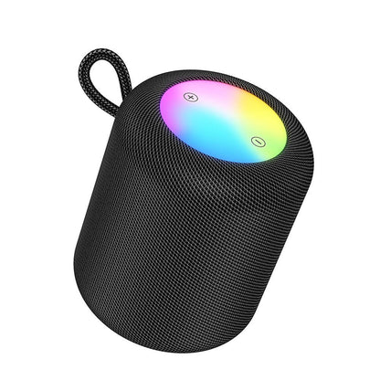 Bærbar Bluetooth Højttaler HOCO HC30, 5W, TWS, RGB, Sort