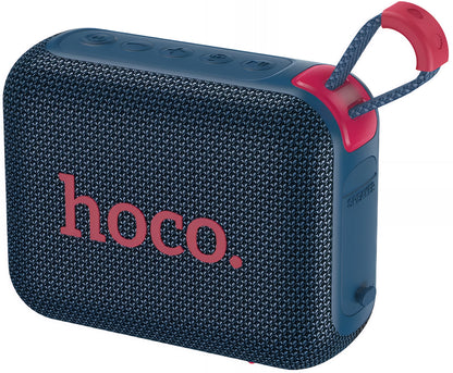 Bærbar Bluetooth Højttaler HOCO HC31, 10W, TWS, RGB, Vandtæt, Marineblå