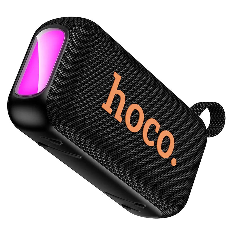 Bærbar Bluetooth-højttaler HOCO HC32, 2 x 10W, TWS, RGB, Sort