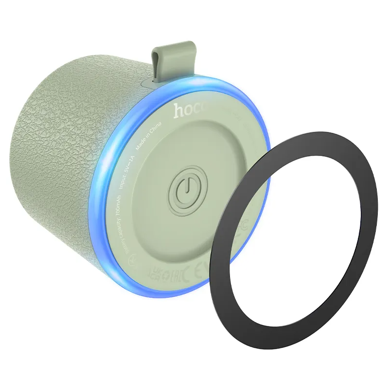 Bærbar Bluetooth Højttaler HOCO HC49 Mini Magnetic, 8W, TWS, Grøn