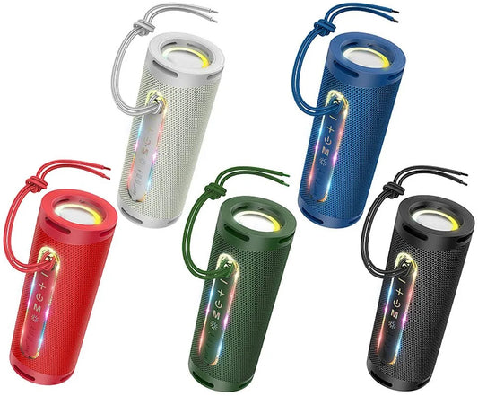 Bærbar Bluetooth-højttaler HOCO HC9 Dazzling Pulse Sports, 10W, TWS, RGB, Blå