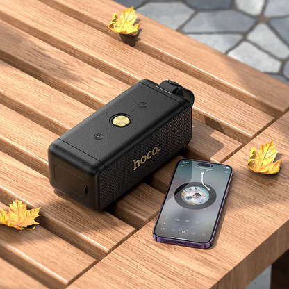 Bærbar Bluetooth Højttaler HOCO HT1 Pro, 16W, TWS, Sort