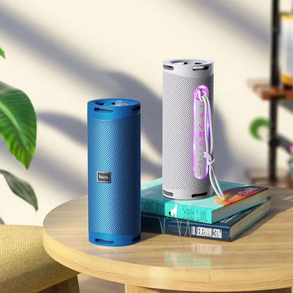 Bærbar Bluetooth-højttaler HOCO HC9 Dazzling Pulse Sports, 10W, TWS, RGB, Blå