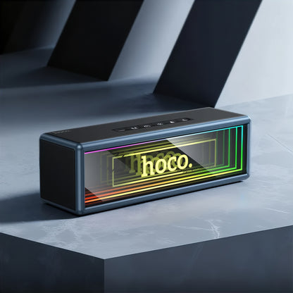 Bærbar Bluetooth-højttaler HOCO HC40, 2 x 10W, TWS, RGB, Sort