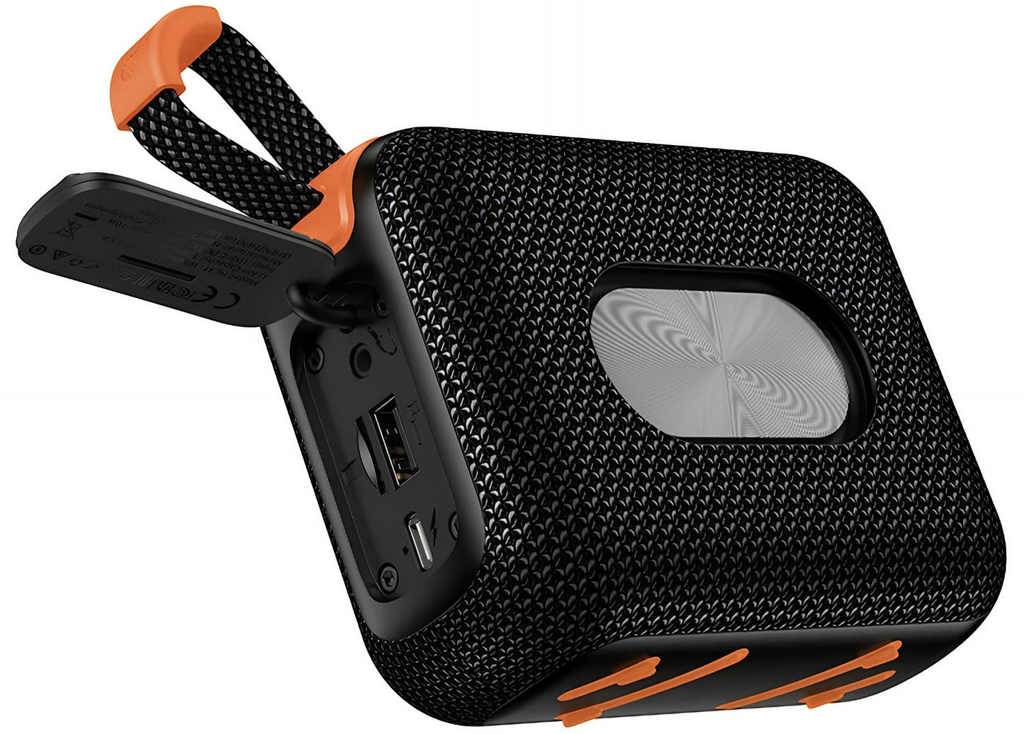Bærbar Bluetooth-højttaler HOCO HC31, 10W, TWS, RGB, Vandtæt, Sort
