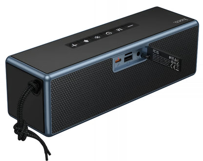 Bærbar Bluetooth-højttaler HOCO HC40, 2 x 10W, TWS, RGB, Sort