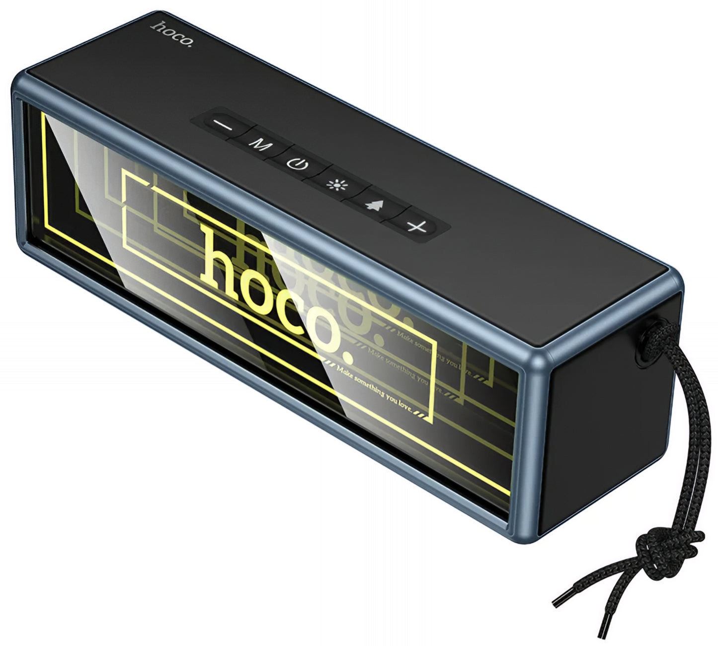 Bærbar Bluetooth-højttaler HOCO HC40, 2 x 10W, TWS, RGB, Sort