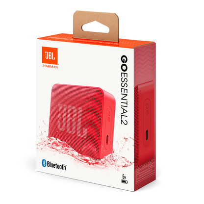 Bærbar Bluetooth-højttaler JBL Go Essential 2, 3.1W, Pro Sound, Vandtæt, Rød JBLGOES2REDCN