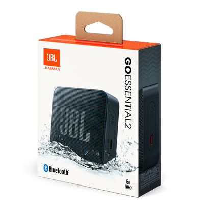 Bærbar Bluetooth-højttaler JBL Go Essential 2, 3.1W, Pro Sound, Vandtæt, Sort JBLGOES2BLKCN