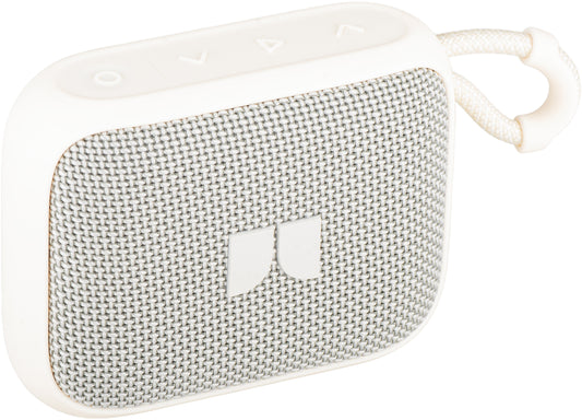 Bluetooth Monster S520 bærbar højttaler, 5W, TWS, RGB, vandtæt, lys creme