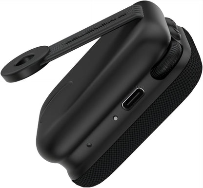 Bærbar Bluetooth-højttaler Monster Blaster Atom, 6W, Vandtæt, Sort