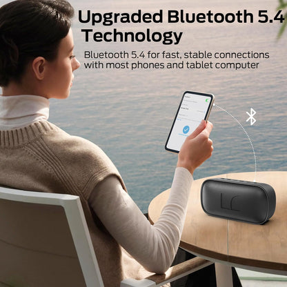 Bærbar Bluetooth-højttaler Monster S150, 14W, TWS, RGB, Vandtæt, Sort