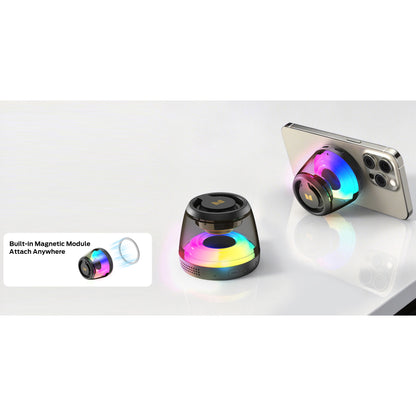 Monster Mag Flux Bluetooth bærbar højttaler, 5W, TWS, RGB, Sort