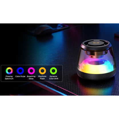 Monster Mag Flux Bluetooth bærbar højttaler, 5W, TWS, RGB, Sort