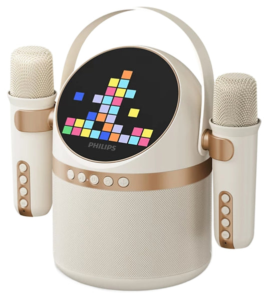 Philips Bærbar Bluetooth Højttaler, 10W, Karaoke, Beige TAS2509WT/00