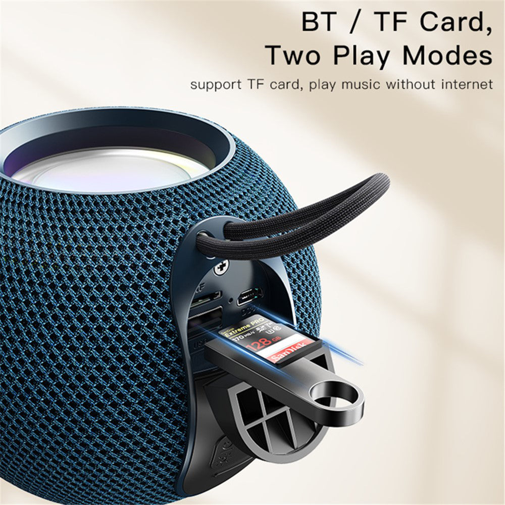 Bærbar Bluetooth-højttaler Yesido YSW13, 5W, RGB, Blå