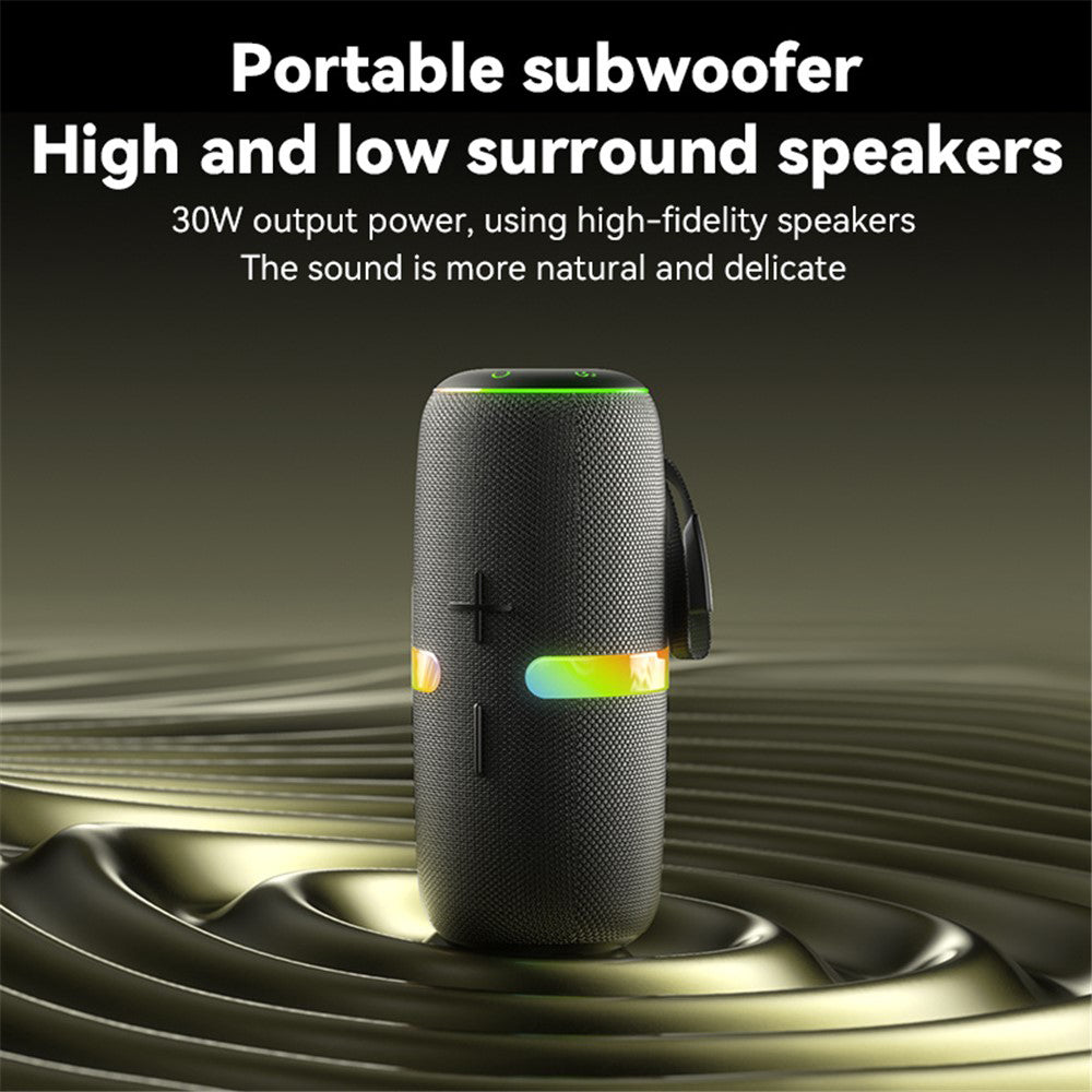 Bærbar Bluetooth-højttaler Yesido YSW22, 30W, RGB, Vandtæt, Sort