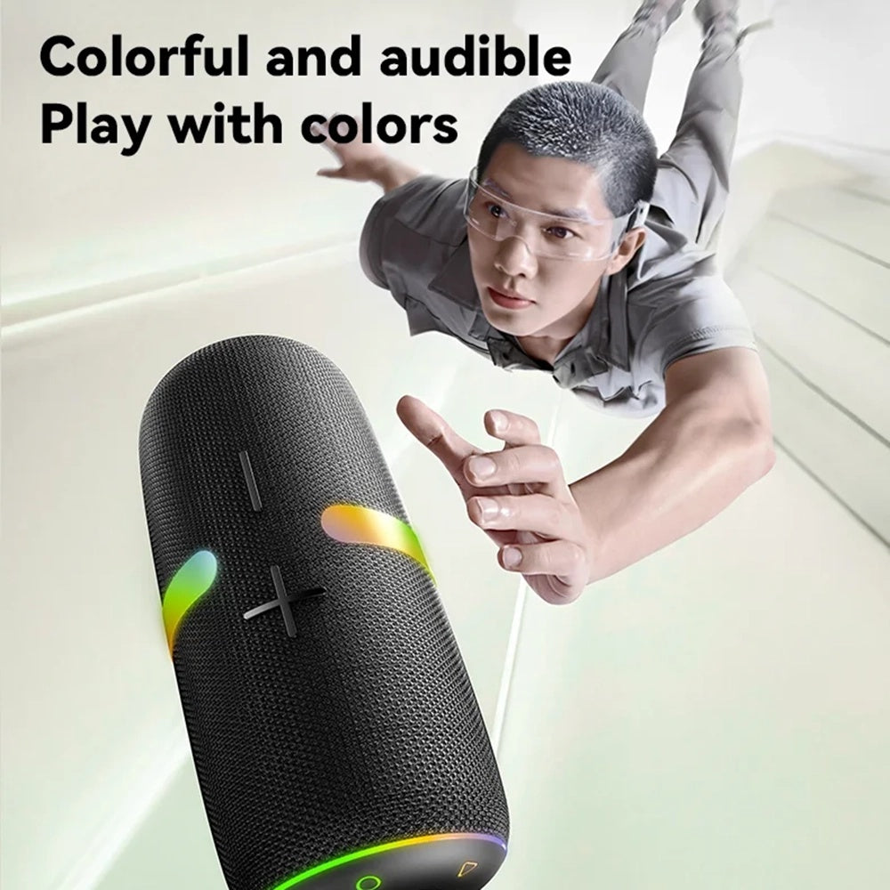 Bærbar Bluetooth-højttaler Yesido YSW22, 30W, RGB, Vandtæt, Sort
