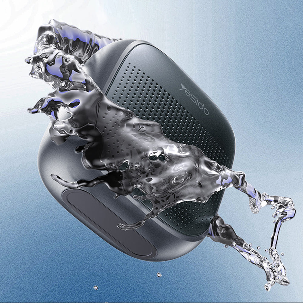 Bærbar Bluetooth-højttaler Yesido YSW24, 5W, Vandtæt, Sort