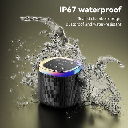 Bærbar Bluetooth-højttaler Yesido YSW25, 5W, RGB, Sort