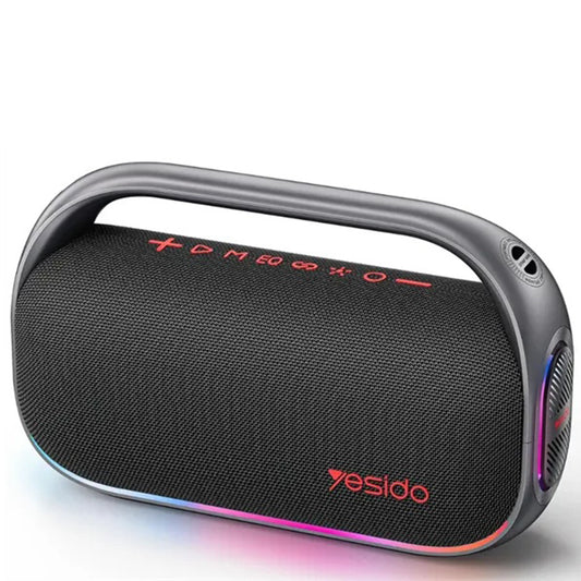 Bærbar Bluetooth-højttaler Yesido YSW31, 80W, RGB, Sort