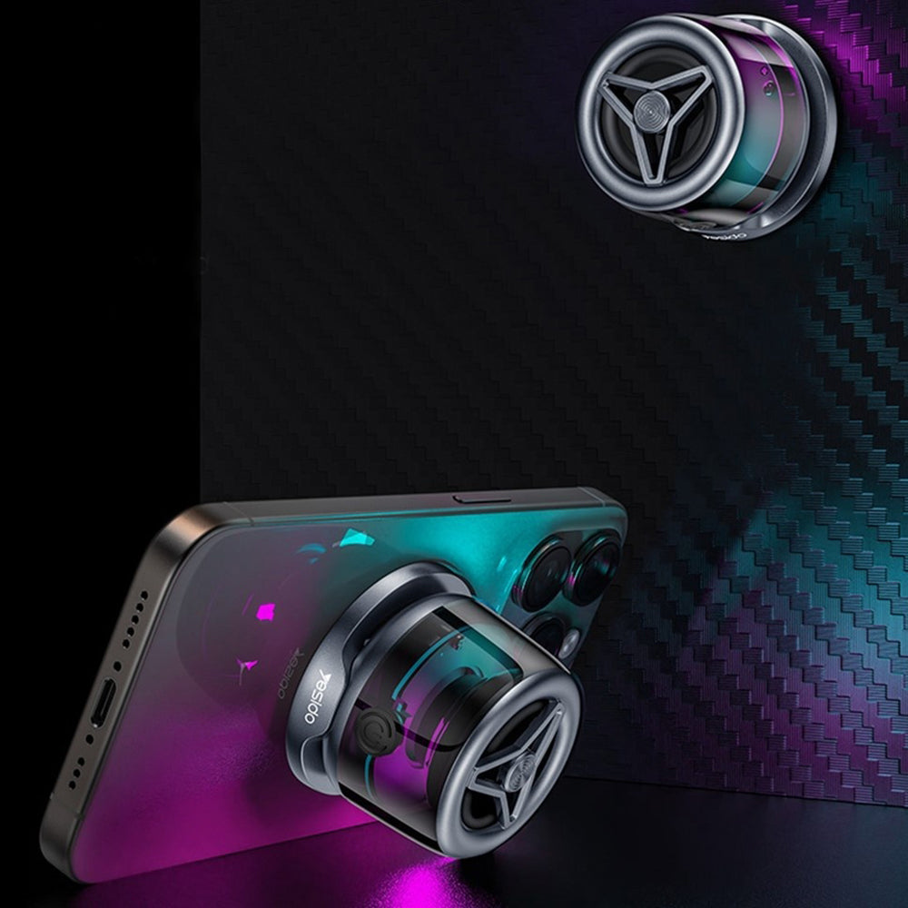 Bærbar Bluetooth-højttaler Yesido YSW32, 3W, RGB, Sort